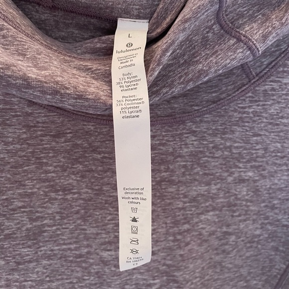 Heathered purple hoodie - Picture 2 of 3